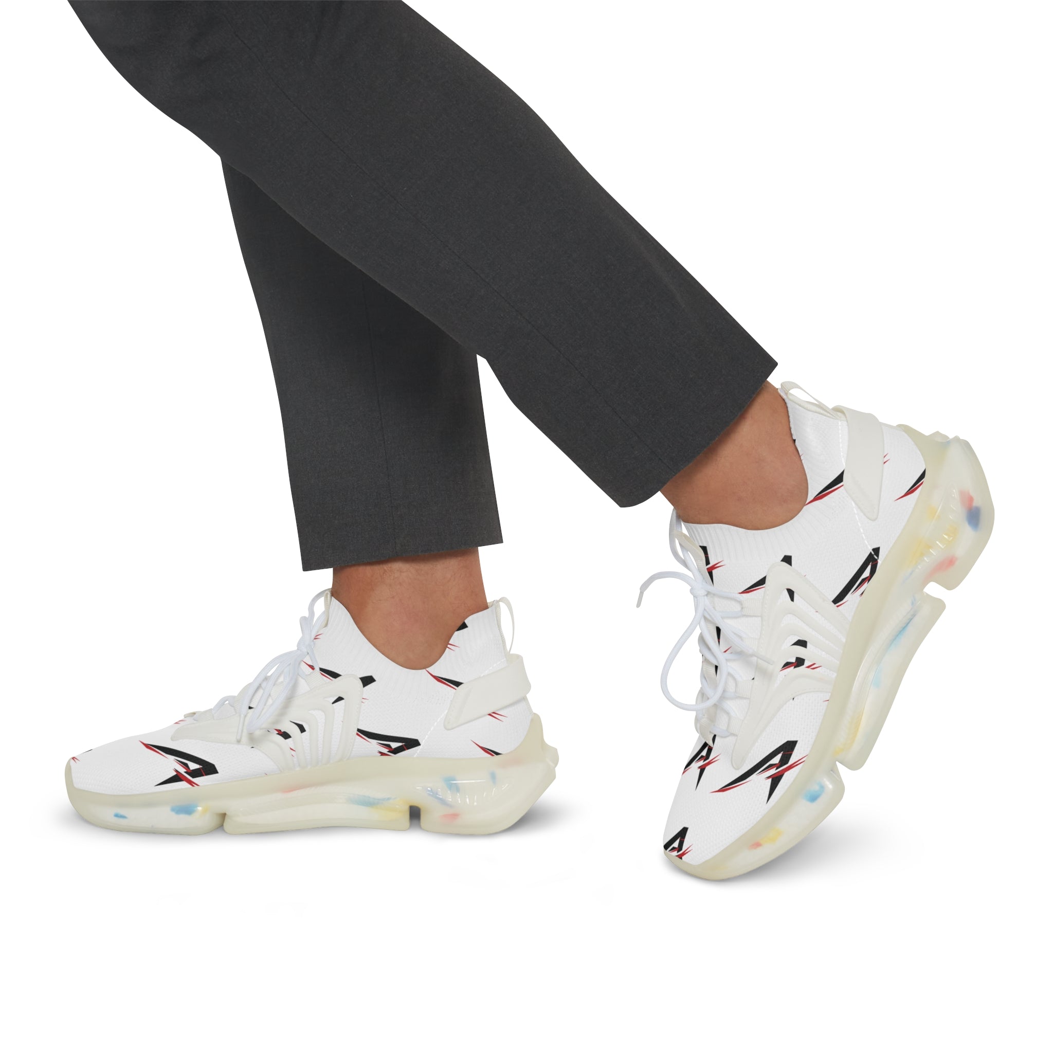 Ascende A-Pattern Mesh Sneakers