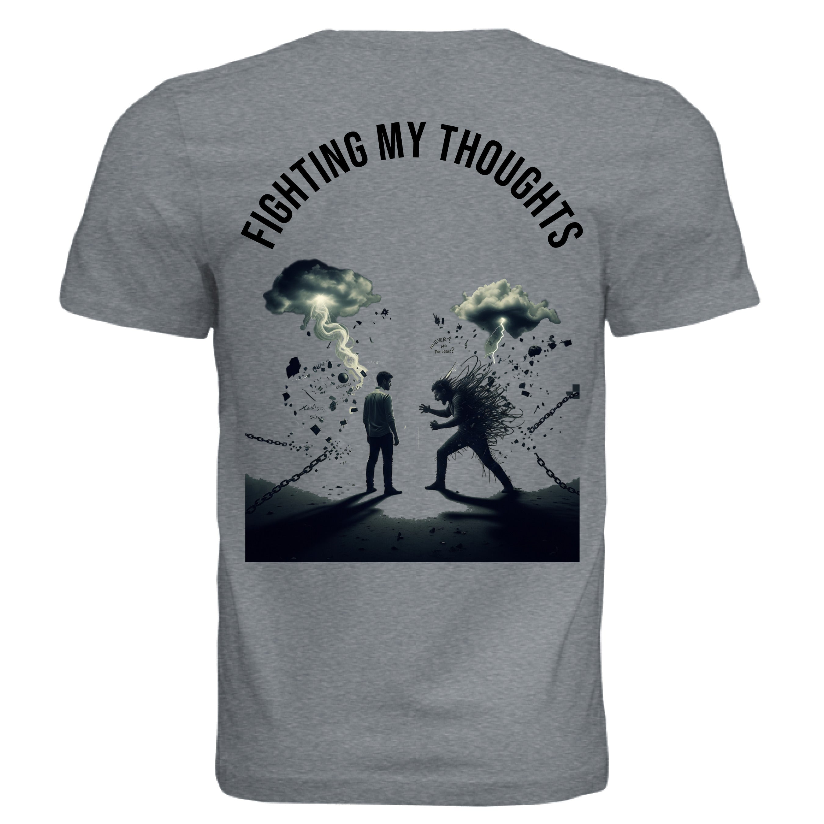 Solid Slate Triblend - BACK