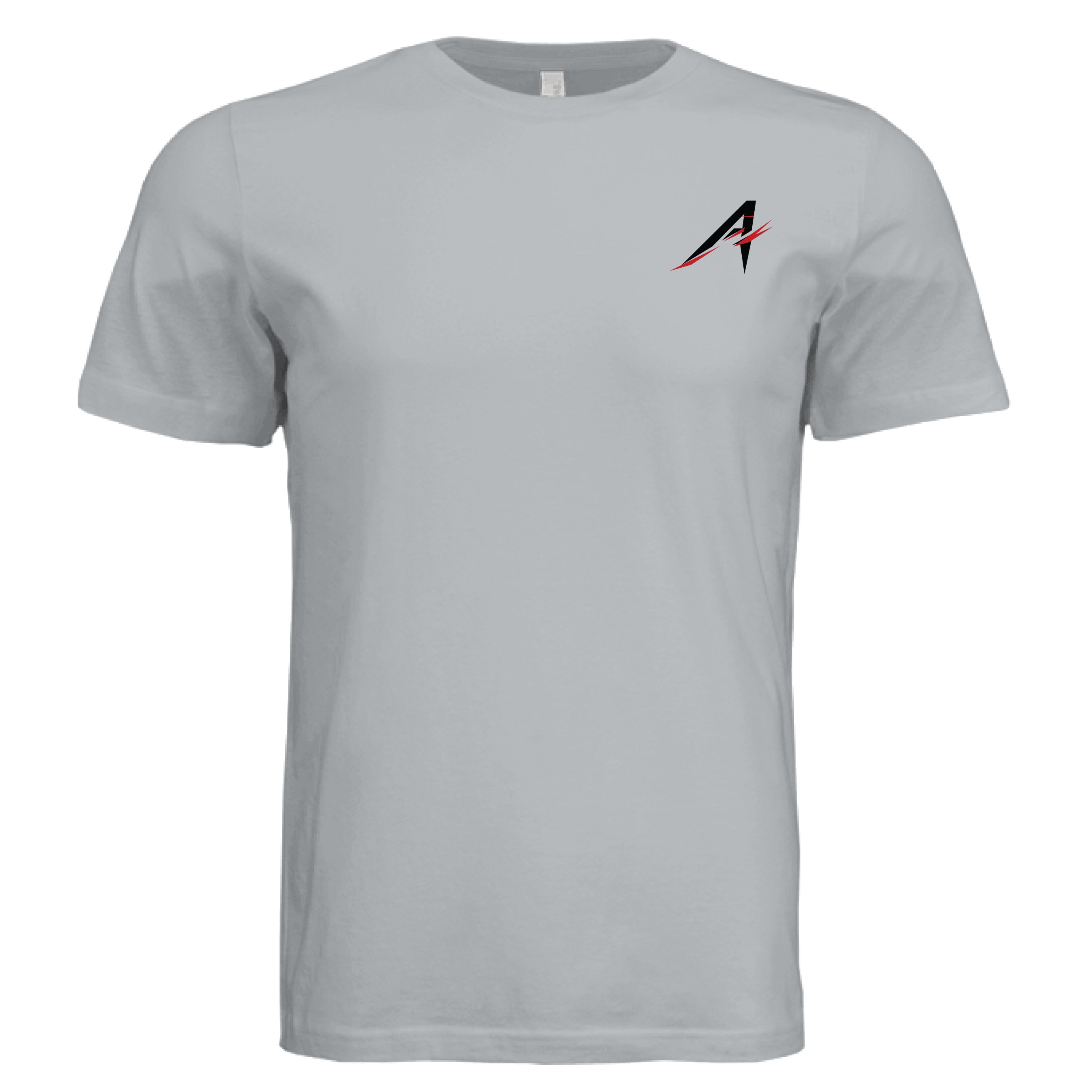 Solid Silver Triblend - FRONT